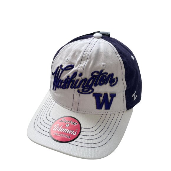 Zephyr Washington University Girlfriend Baseball Cap OSFA Adjustable Purple NEW - Picture 1 of 6
